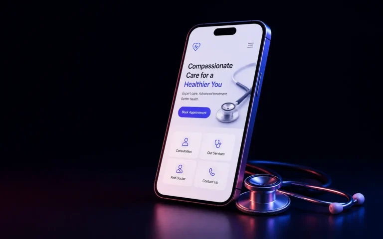 Mobile Website Design for Doctors and Healthcare Professionals