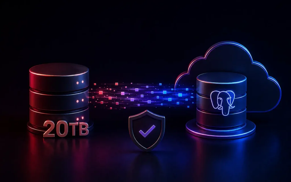Zero-Downtime Data Migration: Moving 20TB to AWS Aurora PostgreSQL