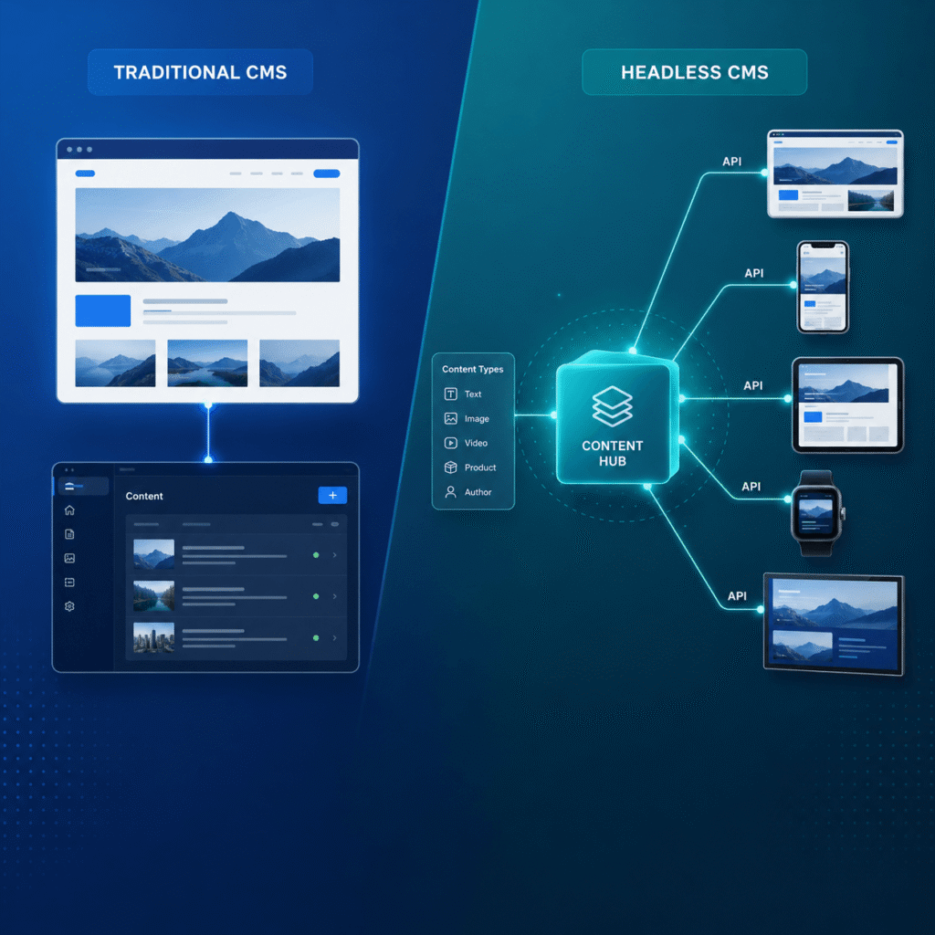 Headless CMS vs. Traditional CMS: Which is Right for Your Business?
