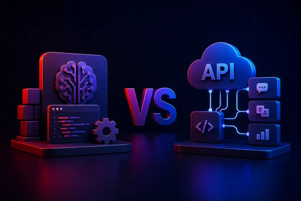 Building Custom AI Solutions vs. Using APIs