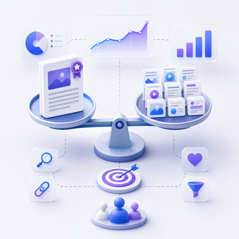 Content Marketing Strategy: Quality vs. Quantity