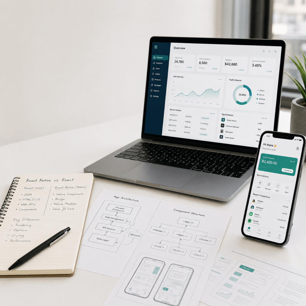 React Native vs. React: Understanding the Differences