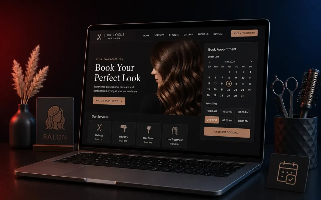 How to Build an Online Booking Website for a Hair Salon